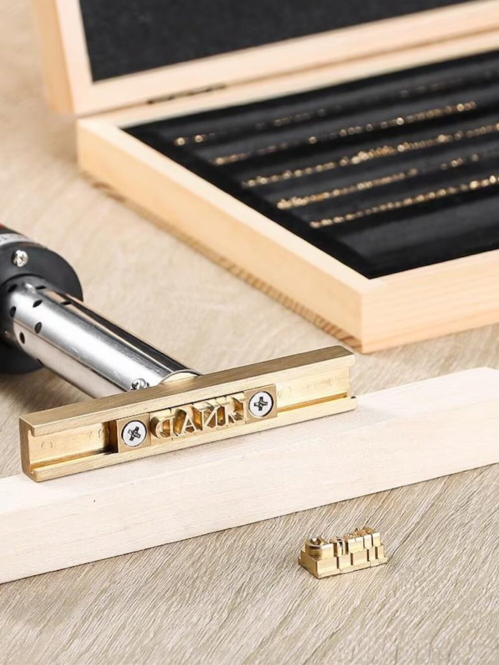 Custom Leather Branding Iron, Alphabet Stamp Set, Heat Embossing Tool